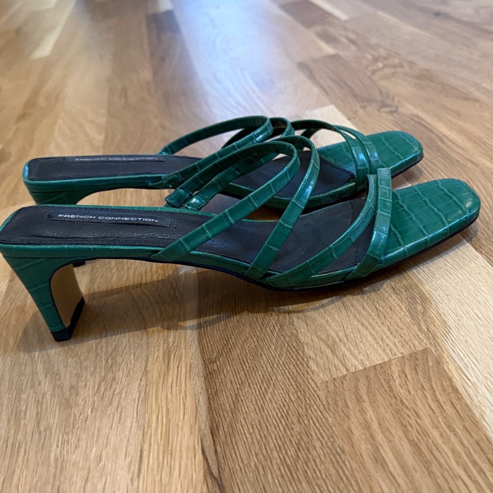 French Connection Emerald Strappy Heels - Picture 4 of 5